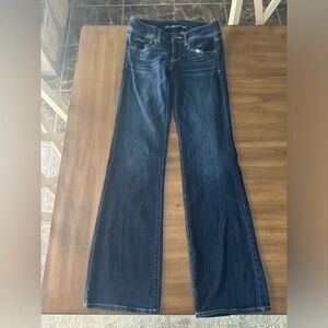 American Eagle Outfitters Women's Boot Cut Jeans - Dark Blue